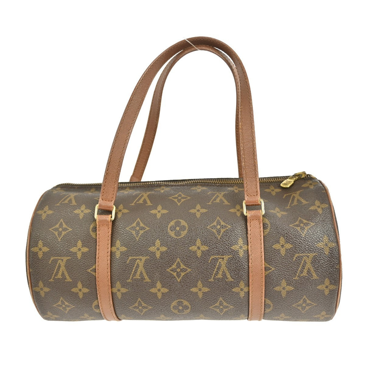 Louis Vuitton Papillon Handbag Monogram Canvas Brown Canvas Handbag (Pre-Owned)
