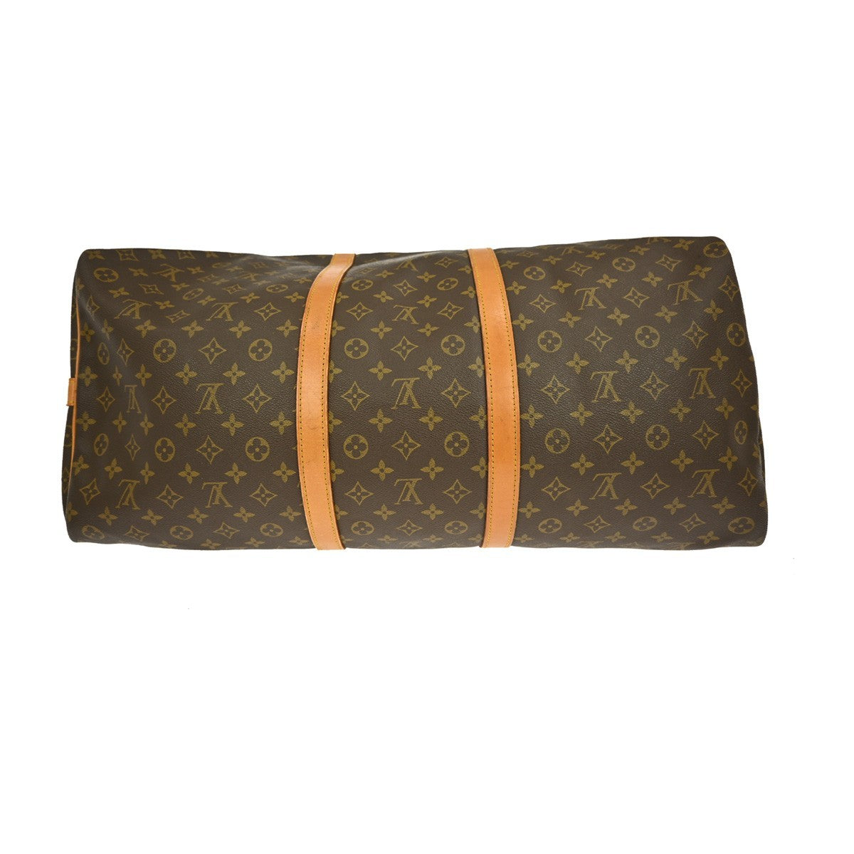 Louis Vuitton Keepall Bandouliere Bag Monogram Canvas Brown Canvas Travel Bag Bag (Pre-Owned)