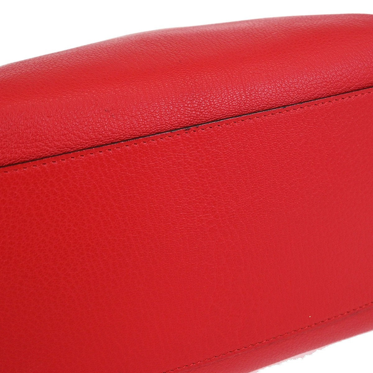 Loewe Amazona Bag Leather Red Leather Handbag (Pre-Owned)