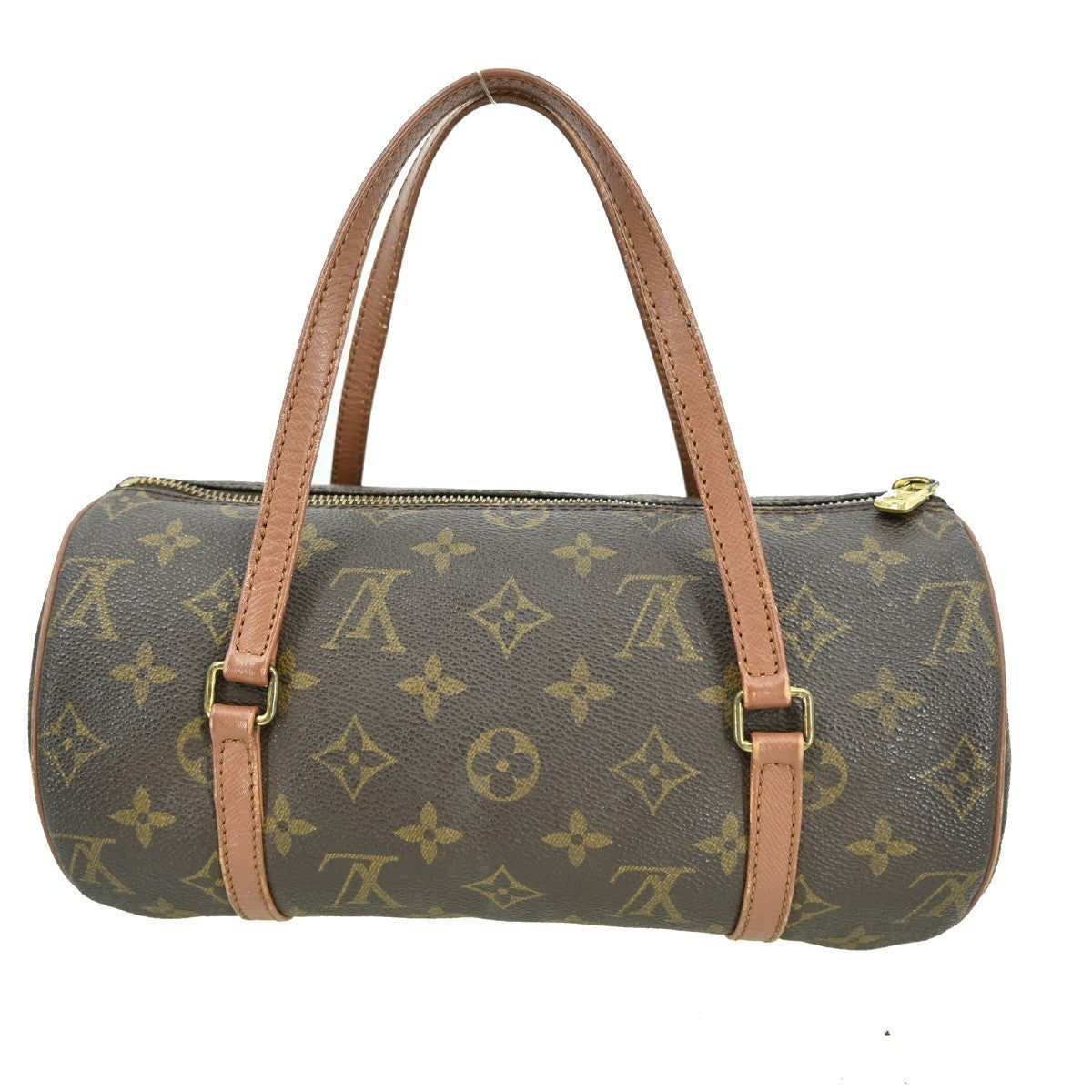 Louis Vuitton Papillon Handbag Monogram Canvas Brown Canvas Handbag (Pre-Owned)