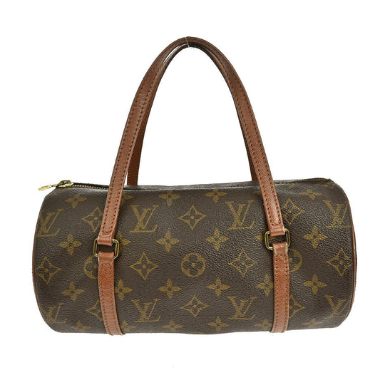 Louis Vuitton Papillon Handbag Monogram Canvas Brown Canvas Handbag (Pre-Owned)