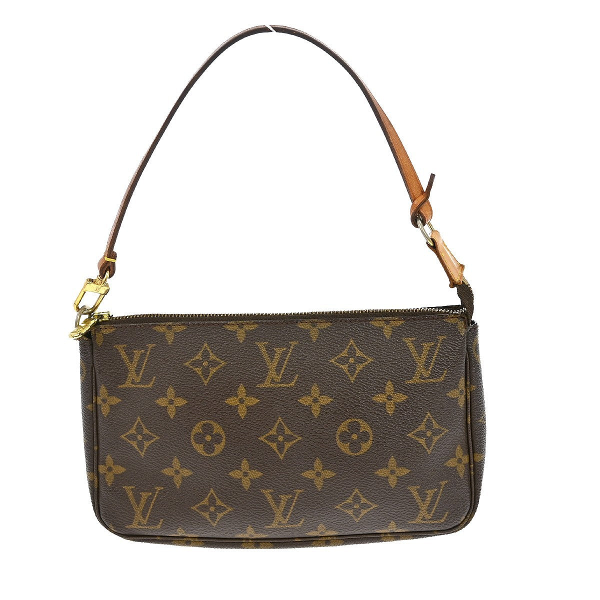 Louis Vuitton Pochette Accessoires Nm Monogram Canvas Brown Canvas Clutche & Pouche Bag (Pre-Owned)