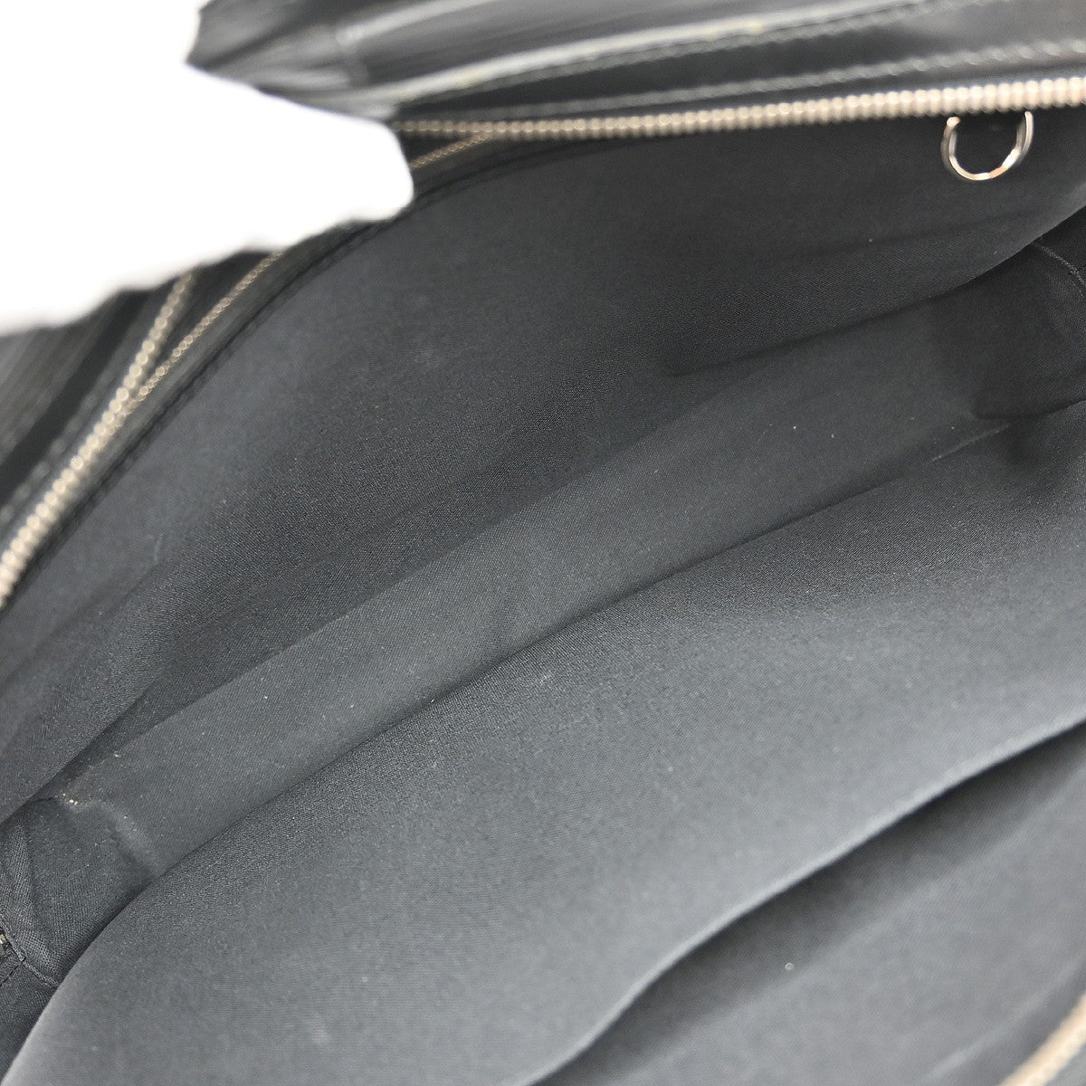 Louis Vuitton Bassano Briefcase Epi Leather Black Leather Handbag (Pre-Owned)