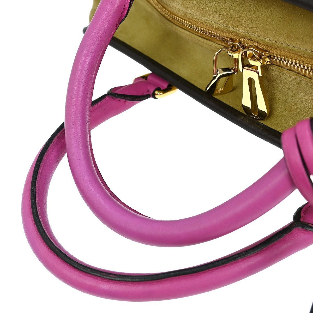 Loewe Amazona Bag Suede Beige Suede Handbag (Pre-Owned)