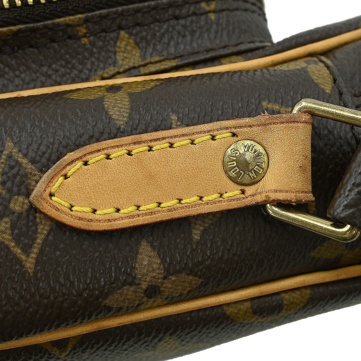 Louis Vuitton Amazone Bag Monogram Canvas Brown Canvas Shoulder Bag Bag (Pre-Owned)