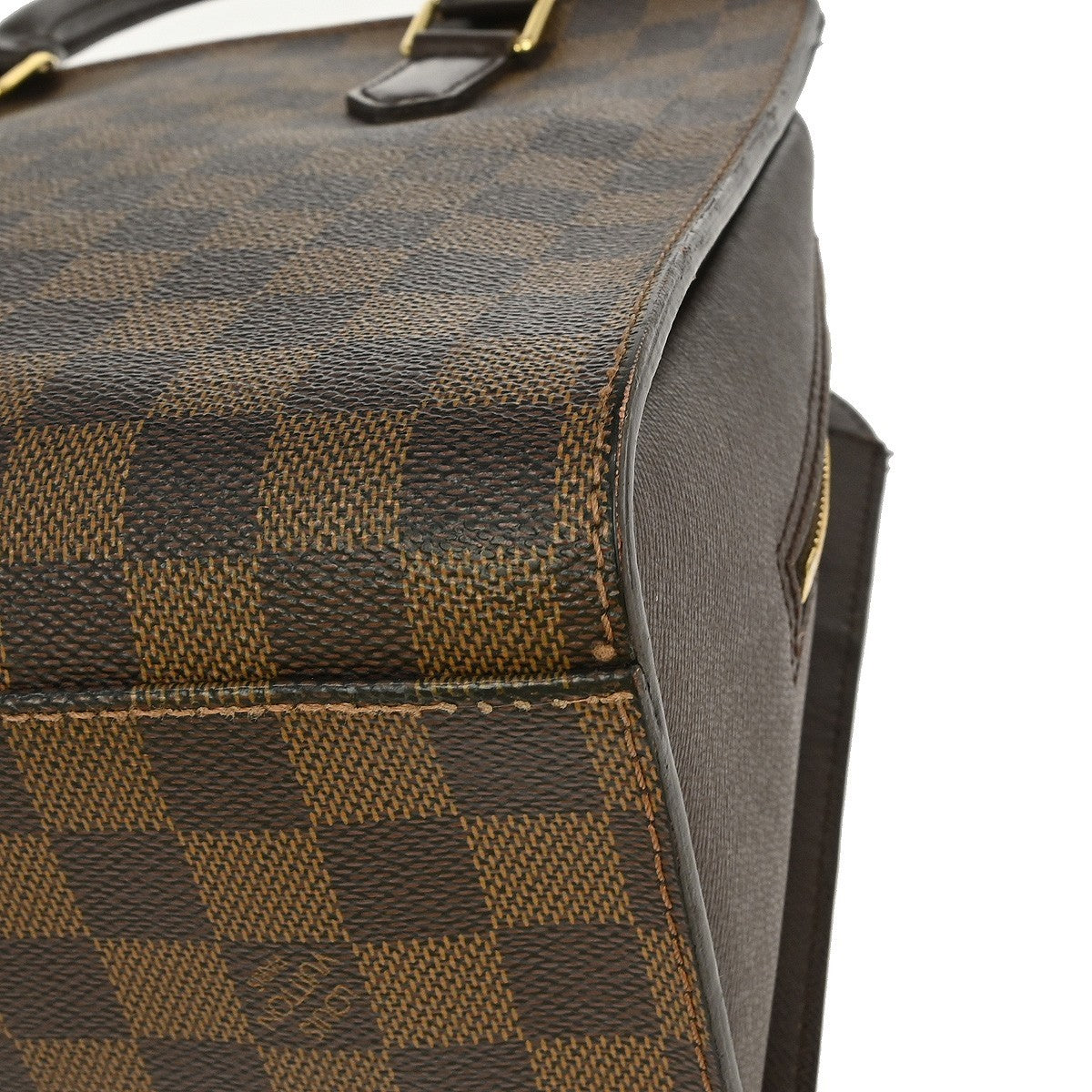 Louis Vuitton Triana Bag Damier Brown Canvas Handbag (Pre-Owned)