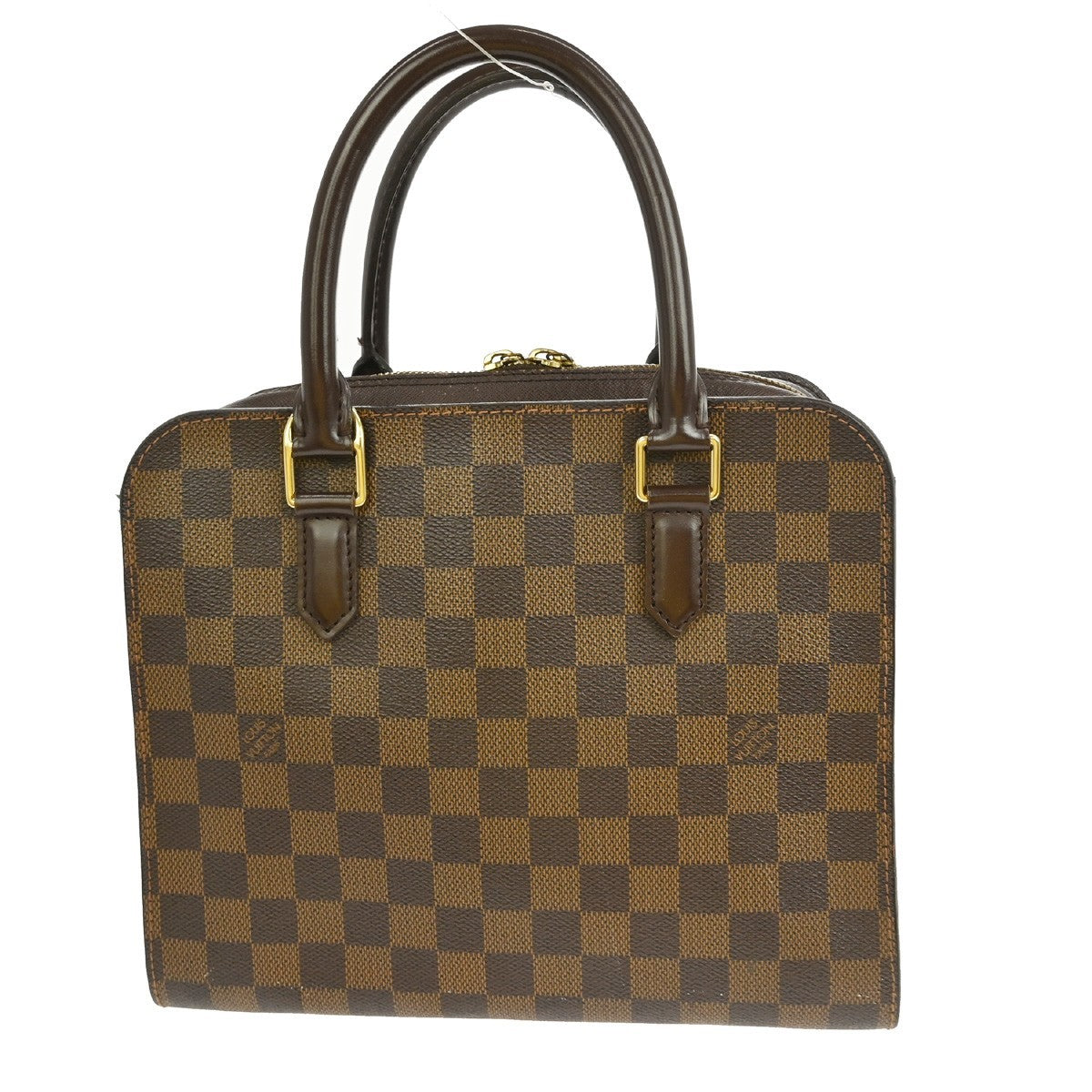 Louis Vuitton Triana Bag Damier Brown Canvas Handbag (Pre-Owned)