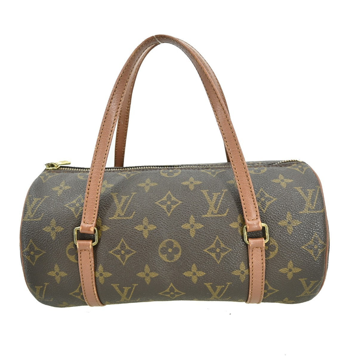 Louis Vuitton Papillon Handbag Monogram Canvas Brown Canvas Handbag (Pre-Owned)