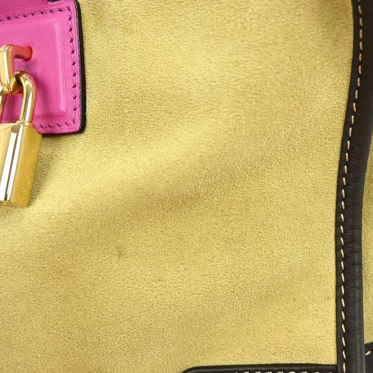 Loewe Amazona Bag Suede Beige Suede Handbag (Pre-Owned)