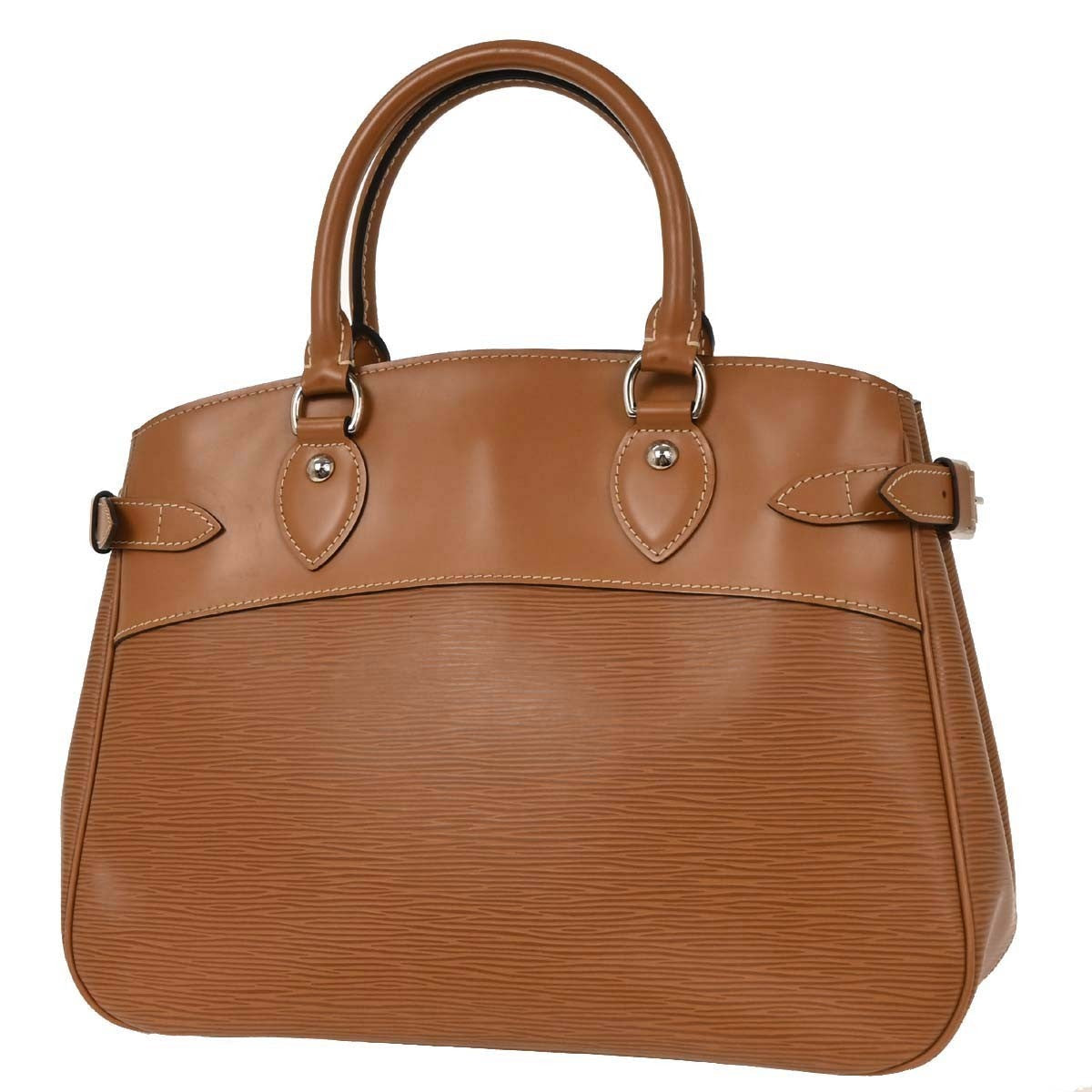 Louis Vuitton Passy Tote Epi Leather Brown Leather Tote Bag Bag (Pre-Owned)