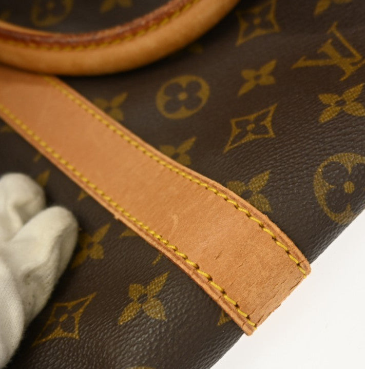 Louis Vuitton Keepall Bandouliere Bag Monogram Canvas Brown Canvas Travel Bag Bag (Pre-Owned)