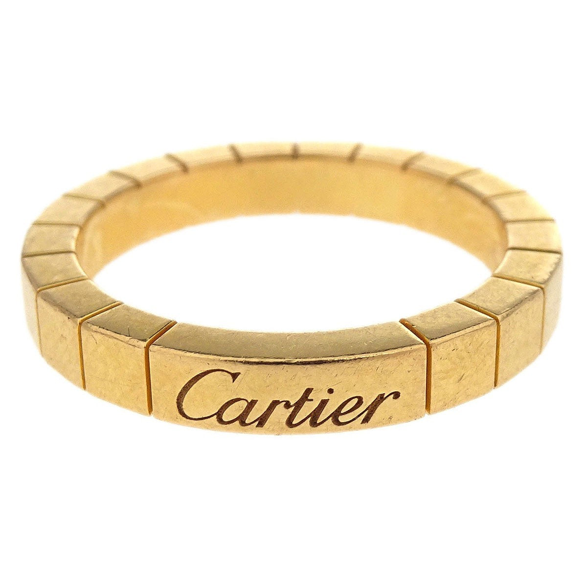 Cartier Lanieres Ring 18K Yellow Gold Gold Yellow_Gold Ring Jewelry (Pre-Owned)