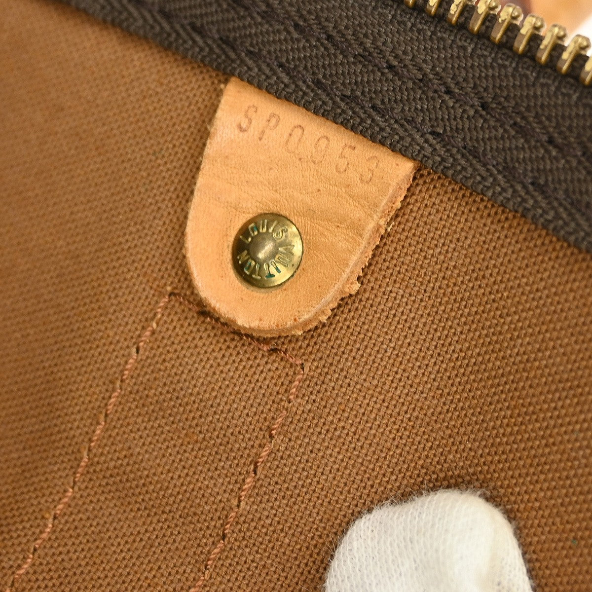 Louis Vuitton Keepall Bag Monogram Canvas Brown Canvas Travel Bag Bag (Pre-Owned)