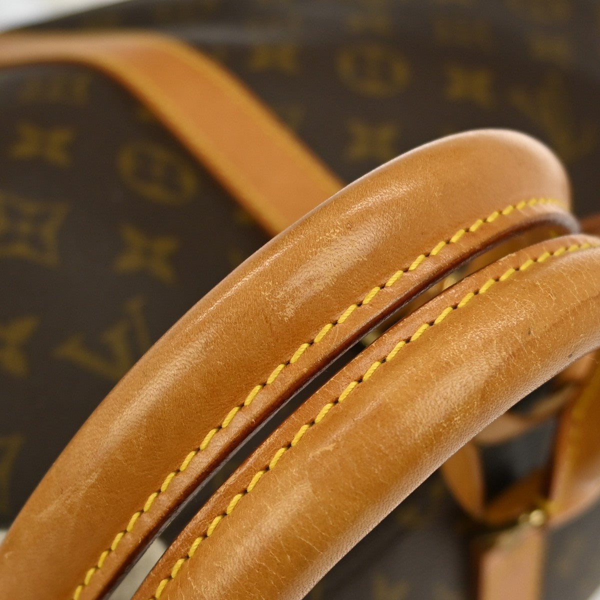 Louis Vuitton Keepall Bag Monogram Canvas Brown Canvas Travel Bag Bag (Pre-Owned)