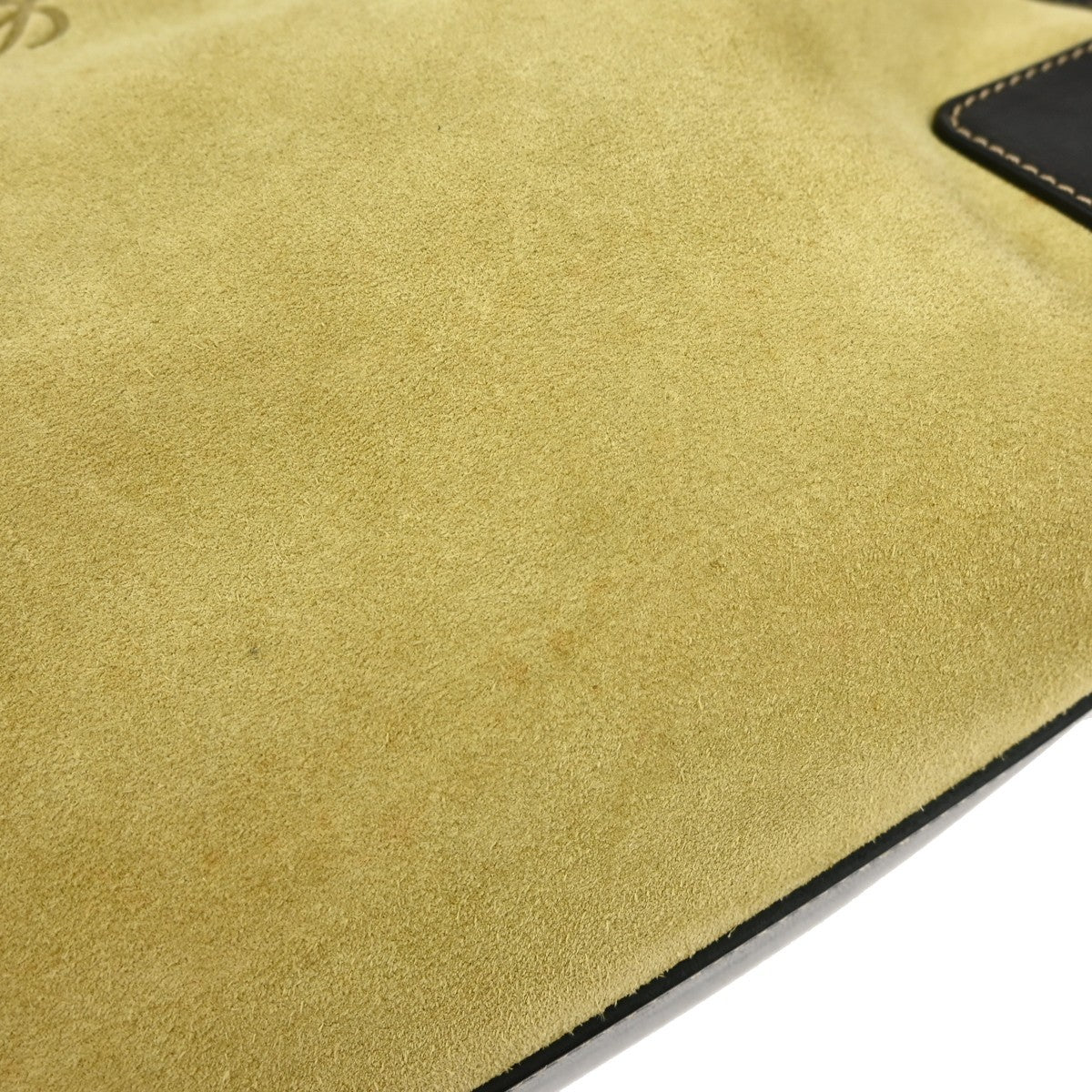 Loewe Amazona Bag Suede Beige Suede Handbag (Pre-Owned)