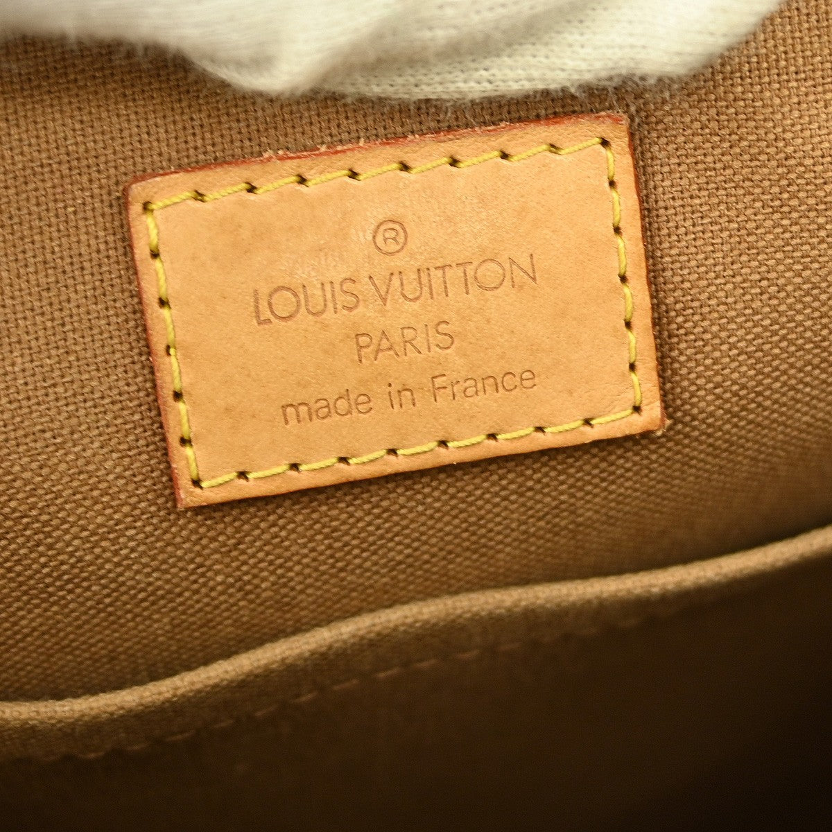 Louis Vuitton Popincourt Tote Monogram Canvas Brown Canvas Tote Bag Bag (Pre-Owned)