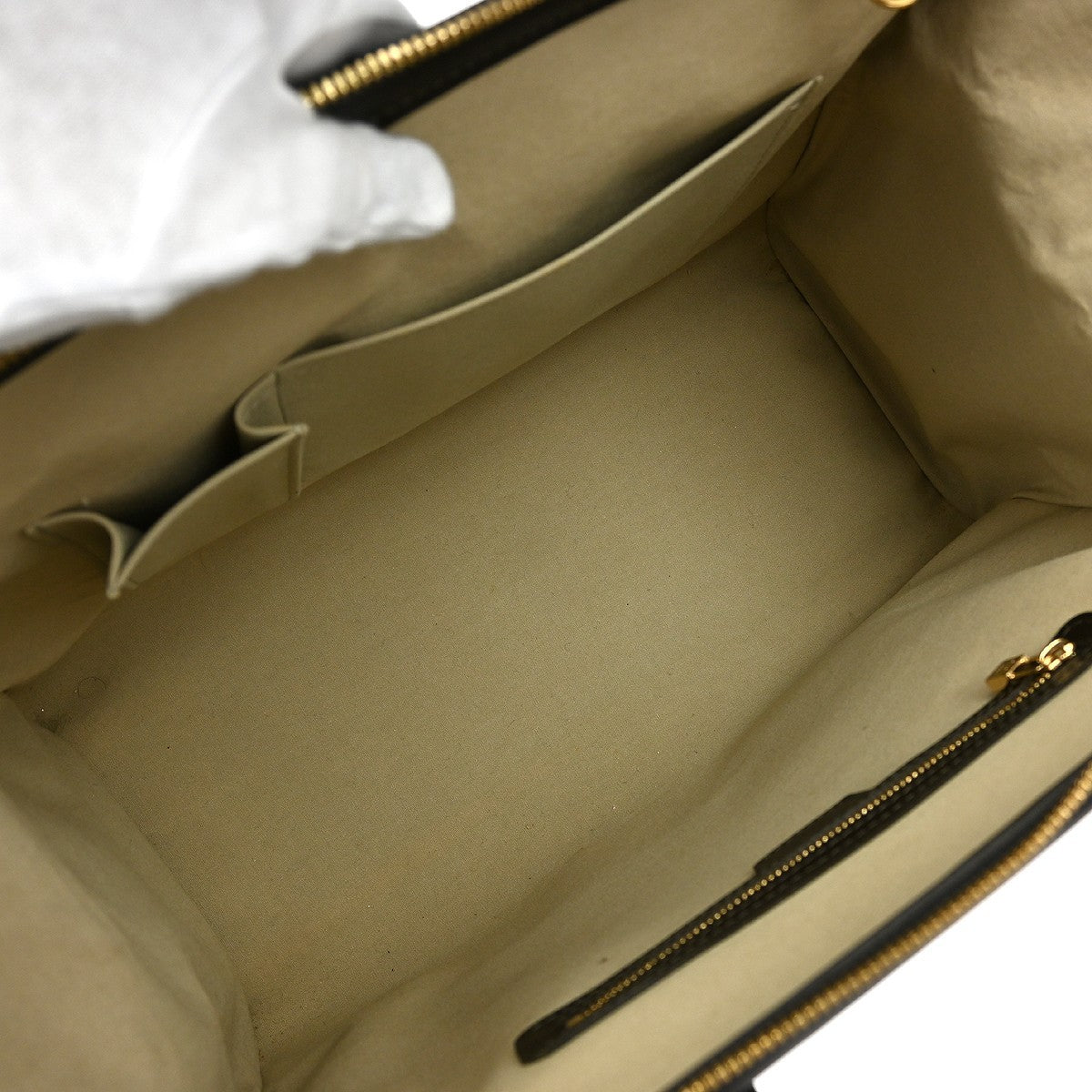 Louis Vuitton Josephine Handbag Mini Lin Khaki Canvas Handbag (Pre-Owned)