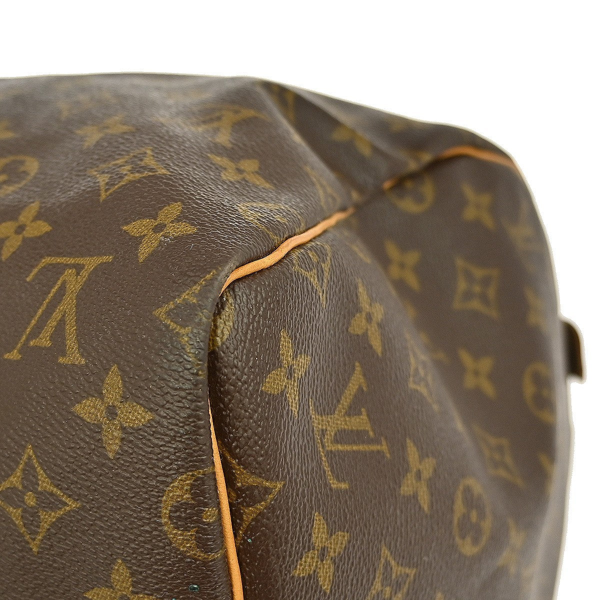 Louis Vuitton Keepall Bag Monogram Canvas Brown Canvas Travel Bag Bag (Pre-Owned)