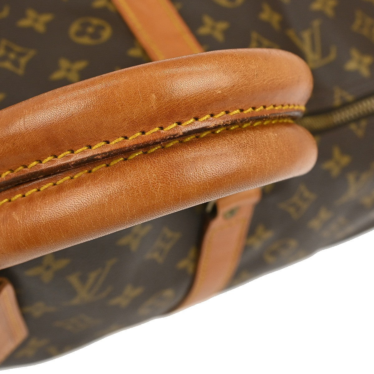 Louis Vuitton Keepall Bag Monogram Canvas Brown Canvas Travel Bag Bag (Pre-Owned)