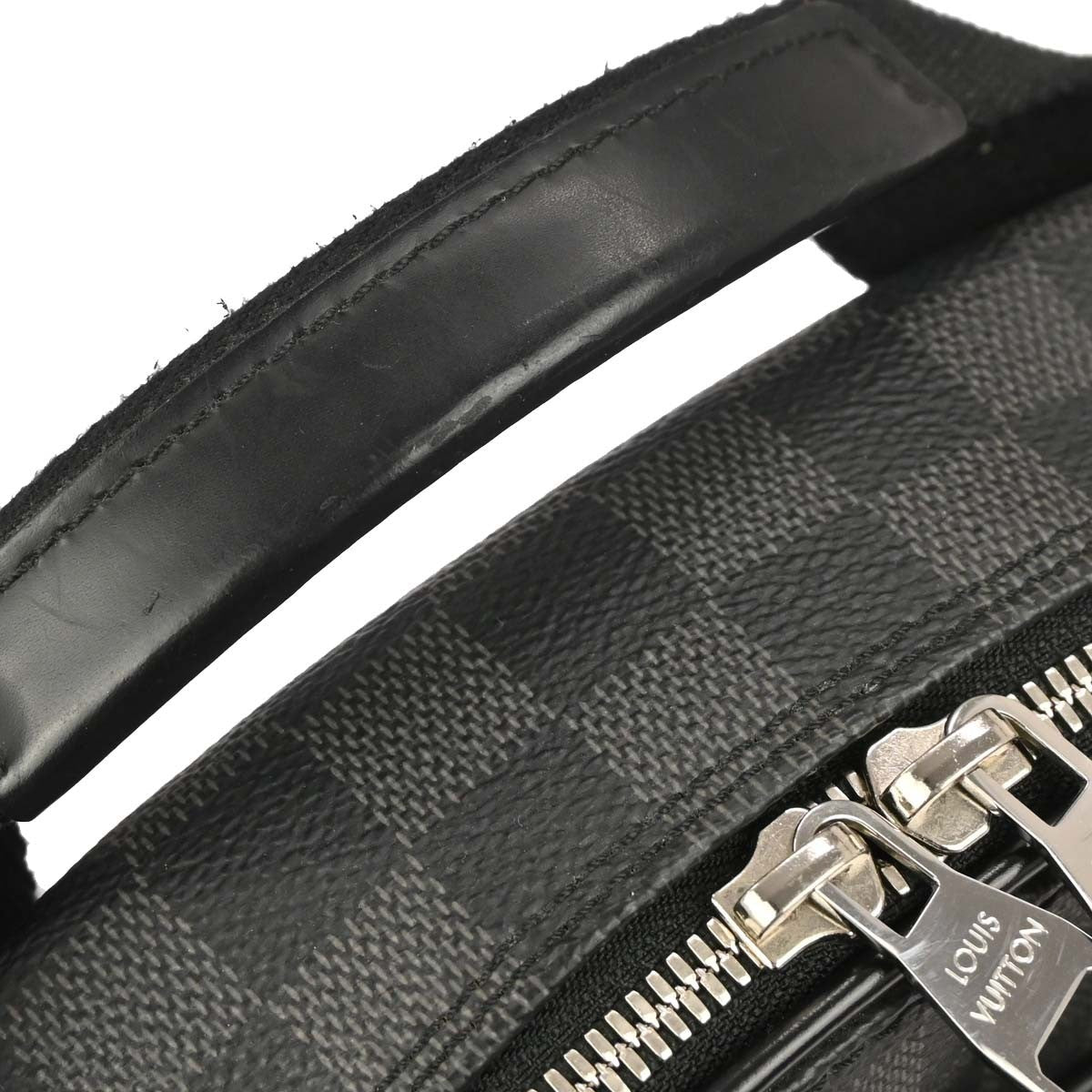 Louis Vuitton Michael Nm Backpack Damier Graphite Black Canvas Backpack Bag (Pre-Owned)