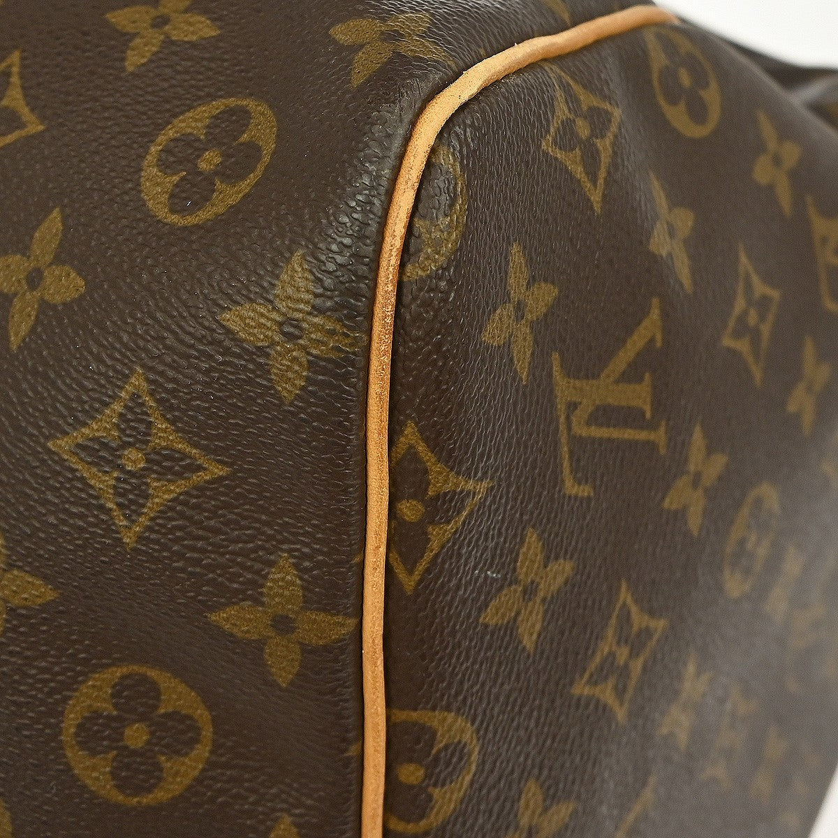 Louis Vuitton Keepall Bag Monogram Canvas Brown Canvas Travel Bag Bag (Pre-Owned)