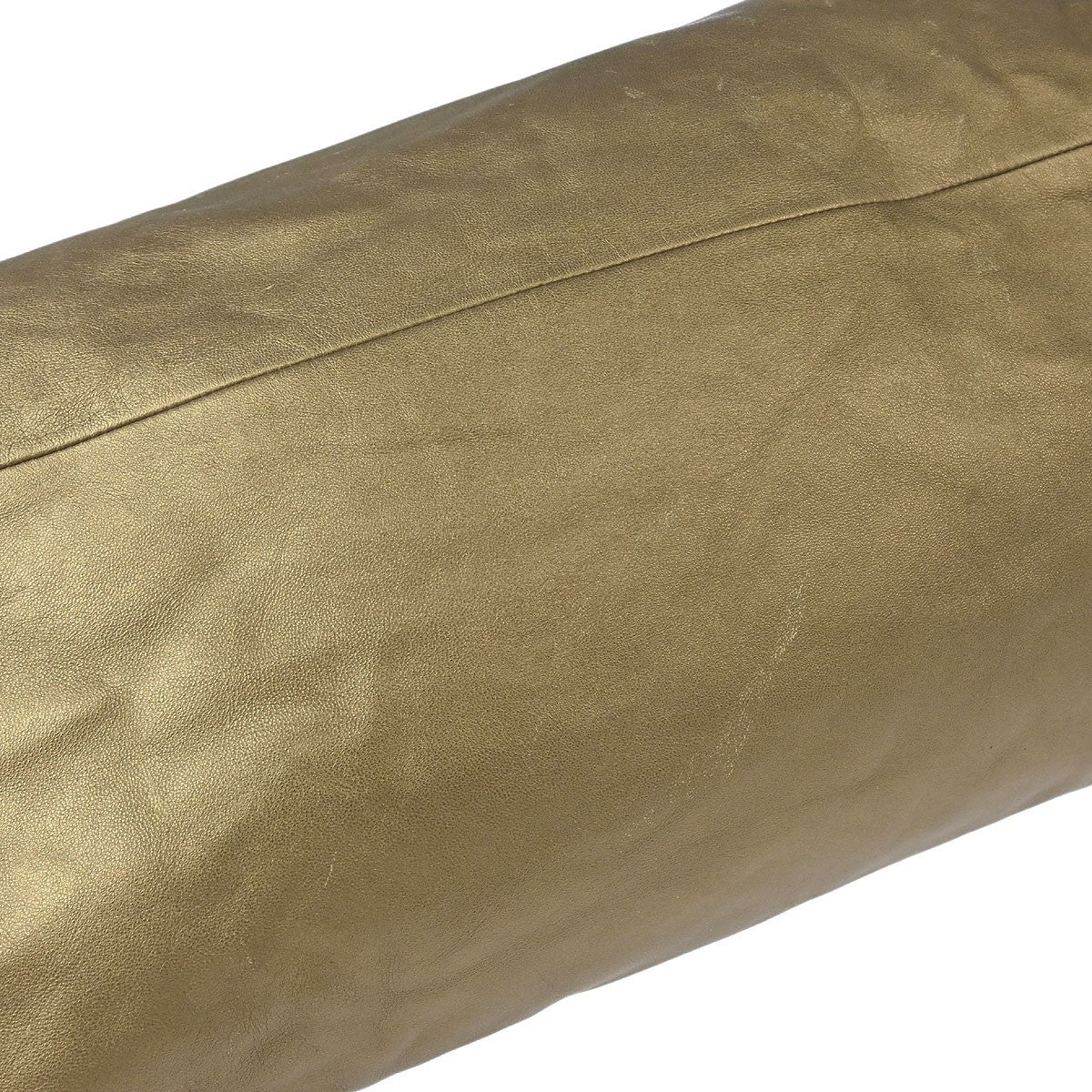 Loewe Anagram Logo Nappa Aire Hand Bag Leather Gold Leather Handbag (Pre-Owned)