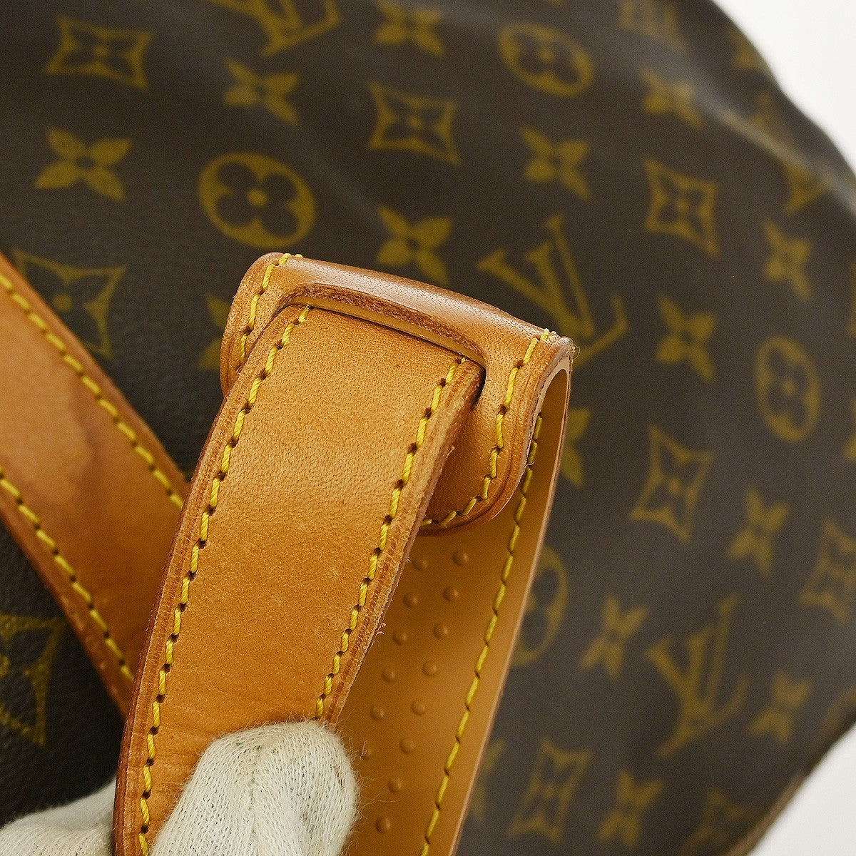 Louis Vuitton Keepall Bandouliere Bag Monogram Canvas Brown Canvas Travel Bag Bag (Pre-Owned)