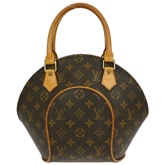 Louis Vuitton Ellipse Bag Monogram Canvas Brown Canvas Handbag (Pre-Owned)