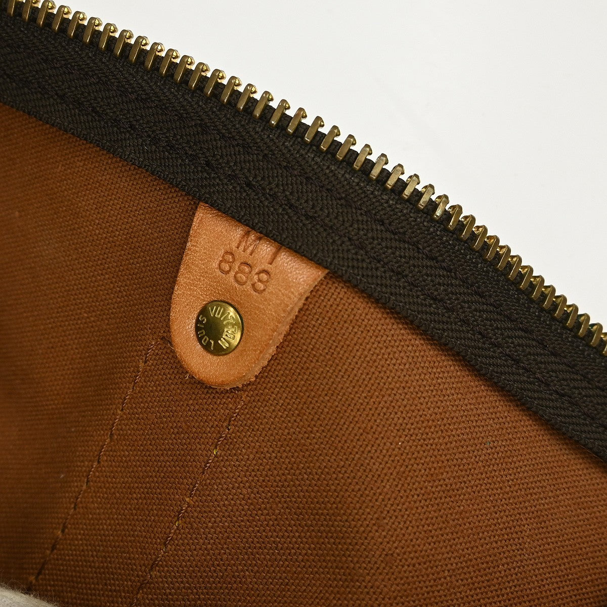 Louis Vuitton Keepall Bag Monogram Canvas Brown Canvas Travel Bag Bag (Pre-Owned)